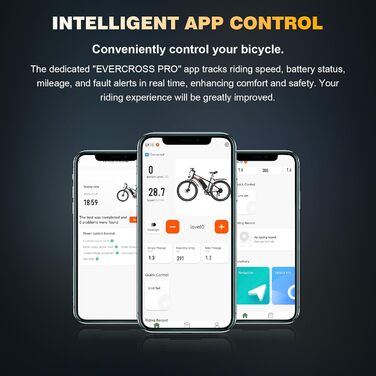 Електровелосипед EVERCROSS EK15 для дорослих, 27,5-дюймові електровелосипеди - додаток, двигун 250 Вт, акумулятор 36 В 13 Аг, 15/20/25 км/год, 7-ступінчаста коробка передач, міський електричний гірський велосипед для унісекс, чорно-синій