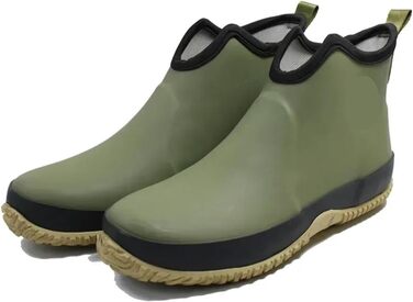 Чоловіче гумове взуття, гумове взуття для чоловіків, повсякденні гумові чоботи, водонепроникні робочі чоботи, гумові чоботи на платформі, сині, розмір 46 EU