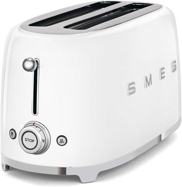 Тостер Smeg TSF02WHEU білий, металевий