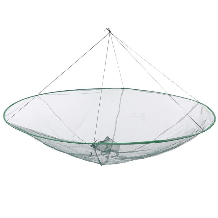 Рибальська сітка Bnineteenteam, складна рибальська сітка, 150 см, високоміцна нейлонова тканина, плаваюча клітка для креветок, інструмент для риболовлі, рибальська сітка, рибальське приладдя