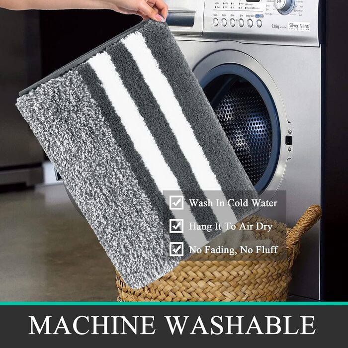 Ультра товстий килимок для ванної Набір килимків для ванної 3 шт. м'який килимок для душу з високим ворсом Килимок для ванної Кили