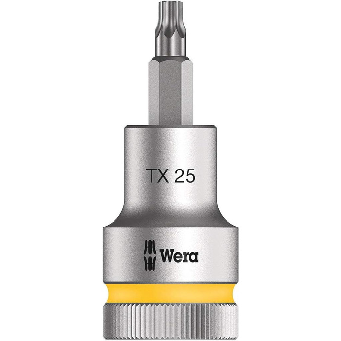 Набір біт Wera 05003997001 C 3, TORX HF Zyklop Bitnuss-Satz, Torx, з фіксатором, привід 1/2, 6 предметів