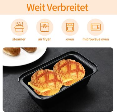 Набір аксесуарів для двозонної фритюрниці з 12 шт., підходить для Ninja Foodi AF400EU AF300EU 7.6L-9.5L та інших наборів аксесуарів для двозонної аерофритюрниці, включаючи гриль для глибокого смаження, папір для випічки