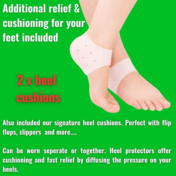 Шкарпетки Plantar People Plantar Fasciitis, 2 пари, з силіконовим гелем Heel Pad, компресія стопи для спорту, артрит, полегшення болю, бандаж для гомілковостопного суглоба для чоловіків і жінок, чорні (L/XL)