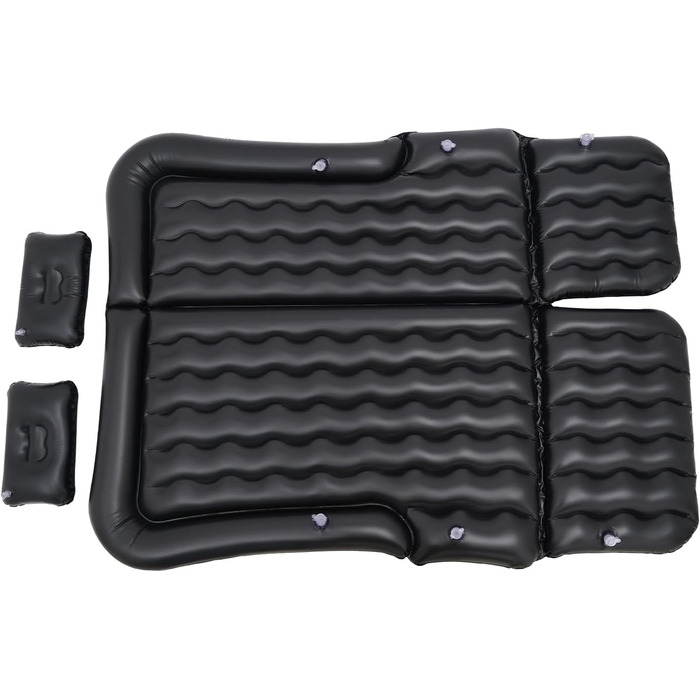 Автомобільний матрац, 174 * 126 см надувний матрац для позашляховика, універсальне автомобільне ліжко, електричний повітряний насос та 2 подушки, надувне автомобільне ліжко для кемпінгу та подорожей