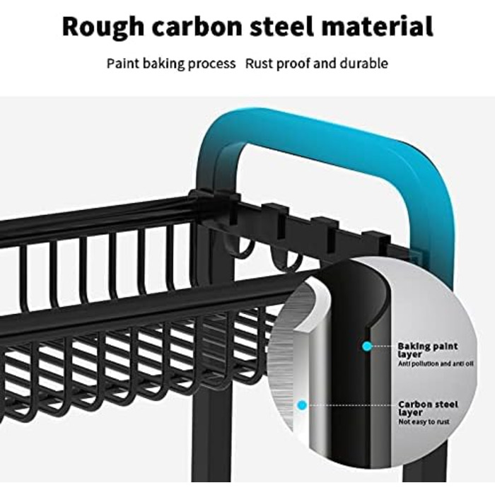 Підставка для спецій з нержавіючої сталі, не потребує свердління, органайзер з 8 гачками для пляшок зі спеціями, банок, пляшок з олією, коморне зберігання (2 рівні)