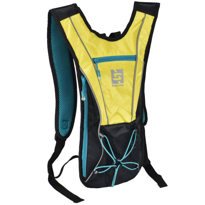 Рюкзак спортивний Semi Line 9 Black/Yellow (3294)