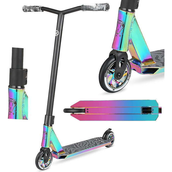 Трюковий самокат Самокат для 7 років і старше - Діти, підлітки та дорослі, Трюковий самокат з легкосплавними дисками 110 мм Самока