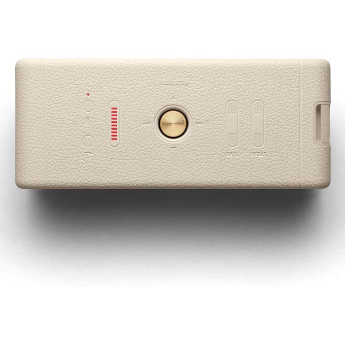 Бездротова портативна Bluetooth-колонка Marshall Middleton, понад 20 годин автономної роботи, водонепроникність IP67 - кремовий