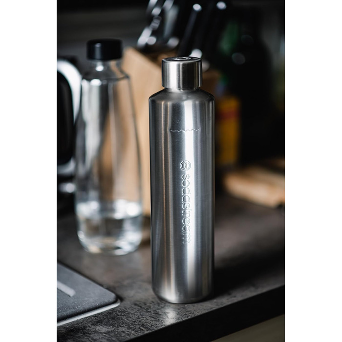 Металева пляшка SodaStream 0,8 л, підходить Duo та E-Duo, 1 упаковка
