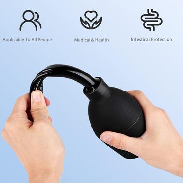 Клізма-анальний душ Love69Toys, 310 мл, з лубрикантом і м’яким наконечником