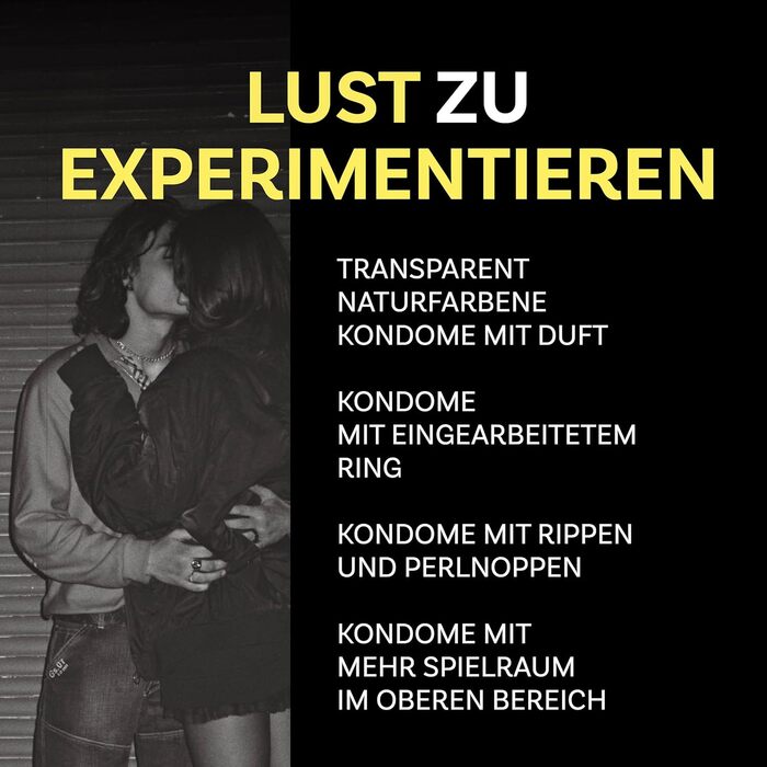 Презервативи BILLY BOY Joy Mix, 100 шт. 52 мм, 56 мм, 55 мм (62 мм зверху) 5 типів презервативів (1 x 100 шт. )