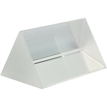 Оптичне скло потрійна трикутна призма Фізика Навчальний світловий спектр 5см / може відображати сім кольорів сонячного світла