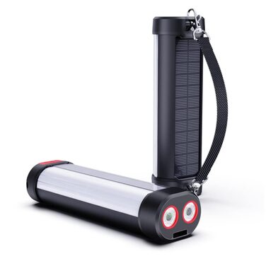 Світлодіодний сонячний кемпінговий ліхтар, магнітний акумуляторний кемпінговий ліхтар ZOVCAL, два світлодіодні ліхтарі ємністю 6000 мАг, зовнішні електричні ліхтарі, водонепроникний/захищений від падінь IP66, аварійне обладнання, готовність до відключення