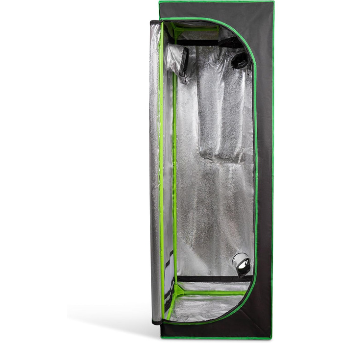 Гроубокс 80x80x180 см Тент для вирощування та розмноження рослин (гідропоніка) Шафа для рослин з Оксфорду 600D та високовідбиваючого мілару Тент для рослин та домашнього вирощування З водонепроникним піддоном