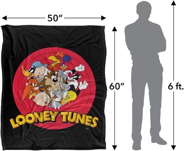 М&39яка ковдра Looney Tunes Silky Touch Optimally Soft, 152 x 127 см
