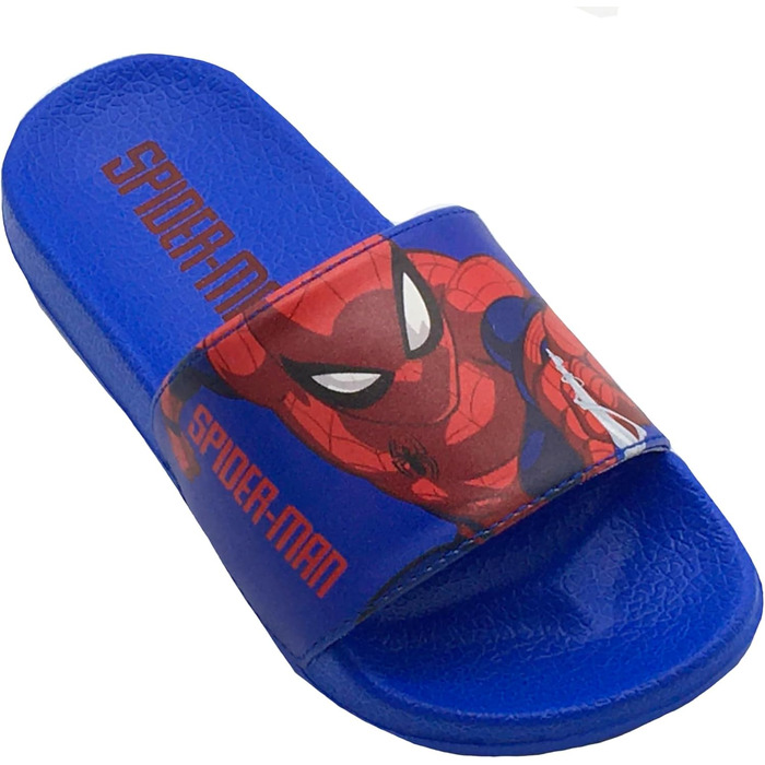 Людина-павук, Хлопчики, Дівчатка, Діти, Людина-павук, Басейн, Шльопанці, В&39єтнамки, Пляжні сандалі, Сині, Розмір 26-34 EU 28 EU Синій