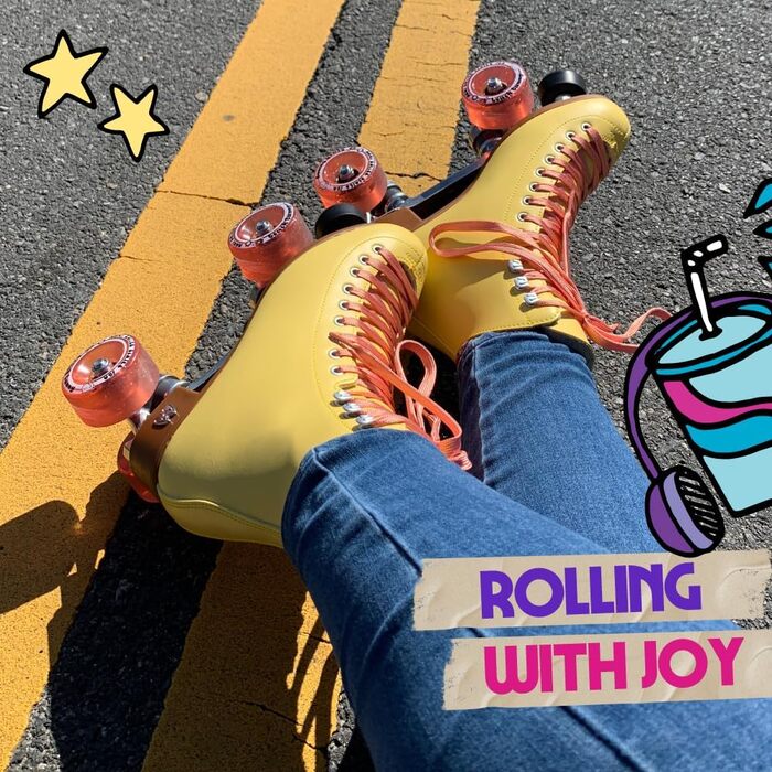 Роликові ковзани Moxi - Beach Bunny - Модні жіночі роликові ковзани Полуничний лимонад Розмір 4