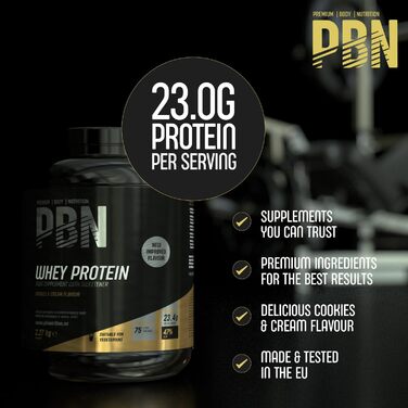 Протеїн Body Nutrition Whey Protein, 2,27 кг – Печиво та вершки