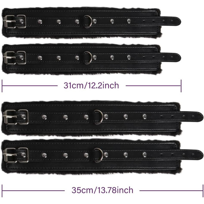 Набір бондажів Hallowa бондажі обмеження секс з наручниками манжети для ніг секс іграшки для ліжка БДСМ комплект постільний набір обмеження sm секс іграшки для початківців і пар екстремальний бондаж набір