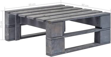 Вуличні османські піддони Wood Grey,44696