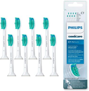 Насадки для щітки Philips Sonicare Pro Results, стандартні, білі, 8 упаковок по 8 шт. (1 упаковка)