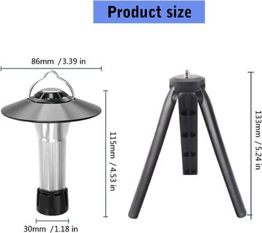 Портативний ліхтар для кемпінгу на відкритому повітрі, акумуляторний, водонепроникний, аварійне освітлення для зовнішнього декору, багатофункціональне аварійне освітлення на відкритому повітрі