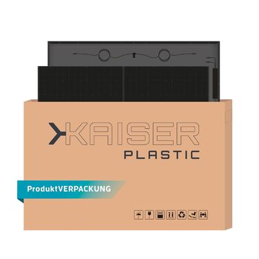 Фотоелектрична система KAISER 800 Вт для балкону, включаючи інвертор - Повний комплект сонячної системи в повністю чорному дизайні - Сонячні модулі &quotпідключи та працюй&quot - включаючи аксесуари та кабель 7 м - Керування через застосунок