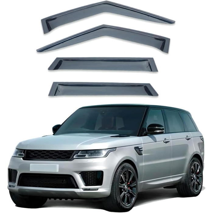 Автомобільний вітровий дефлектор EYEZER 4 шт. для Range Rover Sport 2014-2022, дефлектор дощу на дверях, дефлектор повітря на бічне скло, автомобільні аксесуари.