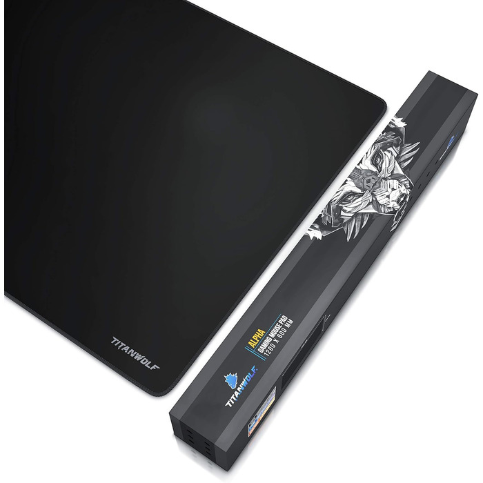 Ігровий килимок для миші Titanwolf 1200x600 мм XXXL Великий з Motif Table Pad Large Size - покращує точність і швидкість XXL, напр