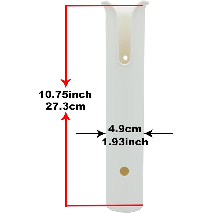 Настінні тримачі для вудок, трубки, ланки, тримач для вудок, стійки, 4-полюсні, білі