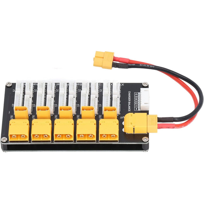 Плата заряджання літієвих акумуляторів, плата заряджання літієвих акумуляторів, паралельний роз&39єм XT30 XT60, літієві акумулятори 2S-6S для зарядного пристрою B6, гаража та майстерні