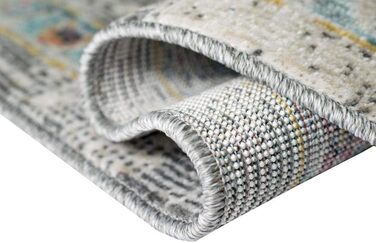 Відкритий східний килим орнаменти вітальні килим для вітальні вінтажний в сіро-блакитному кольорі розмір 160х230 см 160х230 см сір