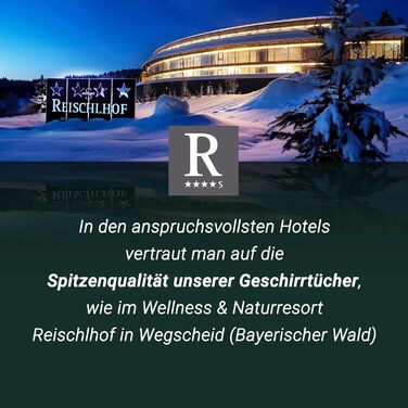 Набір ZOLLNER з 5 бавовняних чайних рушників розміром 50x70 см - добре поглинаючі та міцні кухонні рушники - можна прати при темпе