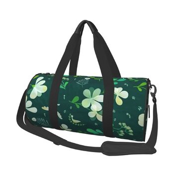 Дорожня сумка-мішок, малюнок трава та голуб, спортивна сумка для чоловіків та жінок, сумка для подорожей