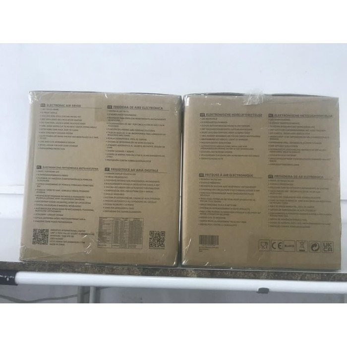 Фритюрниця без олії, 3 л, фритюрниці з 8 програмами, цифровий світлодіодний сенсорний екран, антипригарне покриття, регулювання часу та температури, без бісфенолу А, 1300 Вт