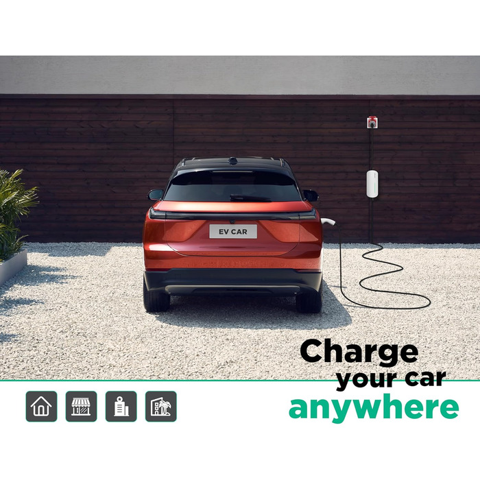 КВт зарядний кабель CEE 16A до зарядного пристрою типу 2 з сумкою для перенесення для всіх електромобілів та гібридних автомобілів