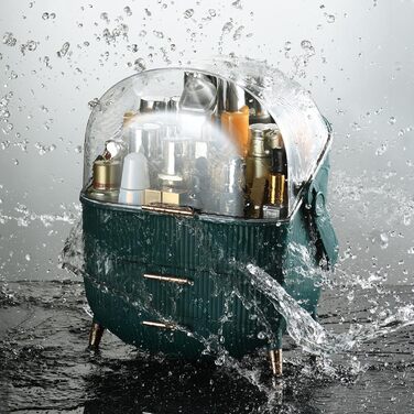 Органайзер для косметики CANITORON, велика місткість, органайзер для догляду за шкірою на туалетному столику, портативна вітрина д