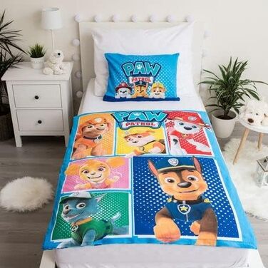 Дитяча постільна білизна Paw Patrol дитяча постільна білизна підковдра 100x135 см наволочка 40 x 60 см 100 бавовна