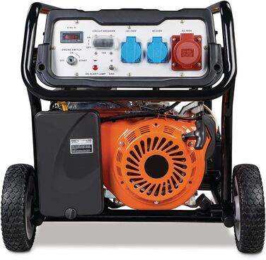 Синхронний генератор Unicraft PG-E 80 TEA H (бензин, об&39єм бака 25 л, привід SC190F, ручний запуск електричний запуск, 2 x 230 В, Schuko / 1 x 400 В, 16 А) 6706080