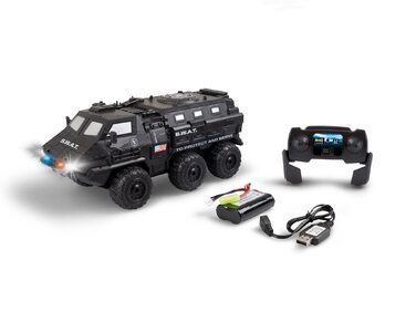 Радіокерований позашляховик Revell Control 24437, Чорний SWAT Truck