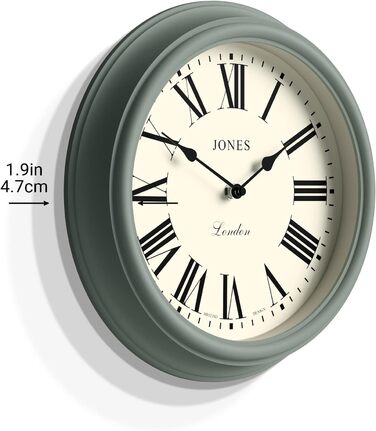 Венеціанський настінний годинник - Круглий настінний годинник - Класичний традиційний дизайн - Дизайнерський настінний годинник -