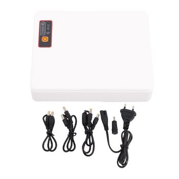 Джерело безперебійного живлення для роутера, модему, камери з USB Type-C та PoE виходом, захистом від перенапруги. Акумуляторна батарея для резервного живлення, європейська вилка., 20800 mAh