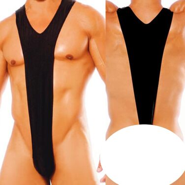 Чоловіче сексуальне нижню білизну Mankini Боді String Body Men Straps Thong Man Suspenders Thong Stretch High Cut Panties ONE Piece Borat Swimsuit Комбінезони Black