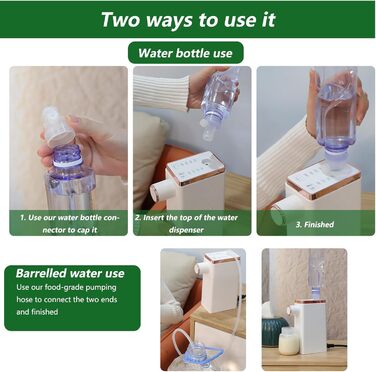 Миттєвий диспенсер для гарячої води, портативний диспенсер для гарячої води для приготування чаю, розчинної кави, дитячого харчування, диспенсер для води з сенсорним дисплеєм, 4 рівні температури та параметри кількості води