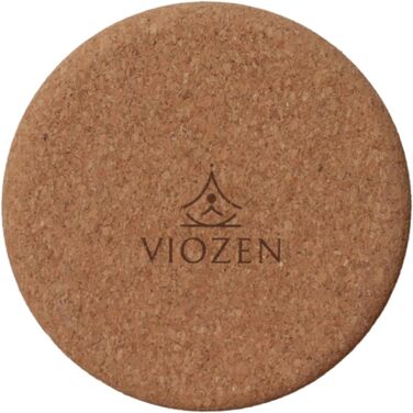 Ролик для фасції, виготовлений зі 100 натурального корка екологічний, нековзний та стабільний йога-ролик для спини, шиї та ніг ідеальний масажний та регенеруючий валик для фітнесу, пілатесу та йоги 300 x 150 мм