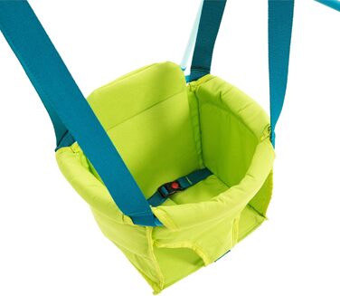 Дитячий гойдалка-колиска TP Toys, що складається компактна, з металевим порошковим покриттям для використання в приміщенні та на вулиці, з нековзними ніжками та зручним зберіганням, ідеально підходить для малюків від 6 місяців, блакитного кольору