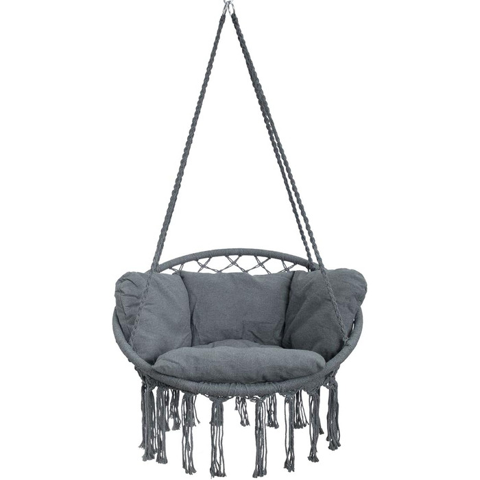 Ваш GEAR Boracay - Підвісне крісло з оббивкою сидінь сірого або бежевого кольору - максимум 240 кг Протестовано TV - Підвісне кріс