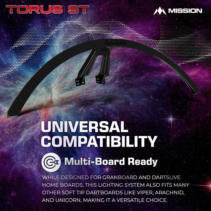 Підсвічування електронної мішені для дартсу Mission Torus ST