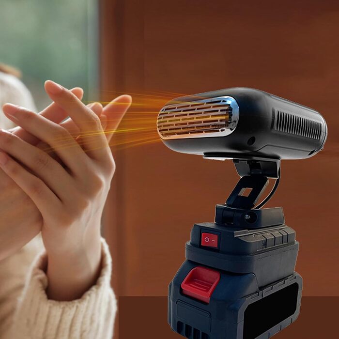 Портативний обігрівач кімнати Asixxsix, регульована температура від 30C до 80C, тихий обігрівач, настільний обігрівач з функцією повороту на 90, 2 USB-порти, для офісу та гуртожитку